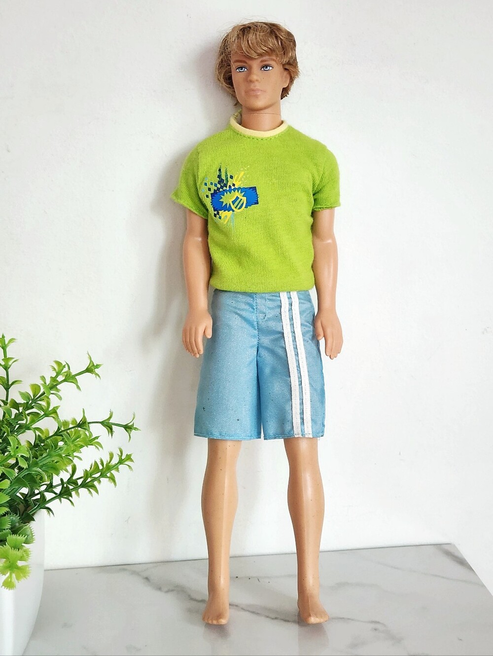 2005 Mattel Barbie Ken Doll 12” Blonde Hair Blue Eyes Y2K Vintage S22
